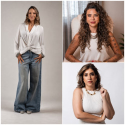 Diana Soares, Luciana Baruki e Cinthia Alves