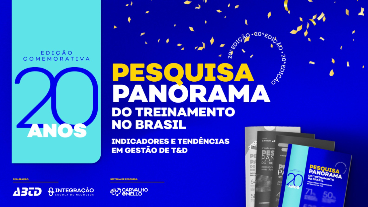 A Pesquisa Panorama do Treinamento no Brasil completa 20 anos!